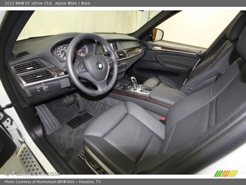 Alpine White / Black 2013 BMW X5 xDrive 35d