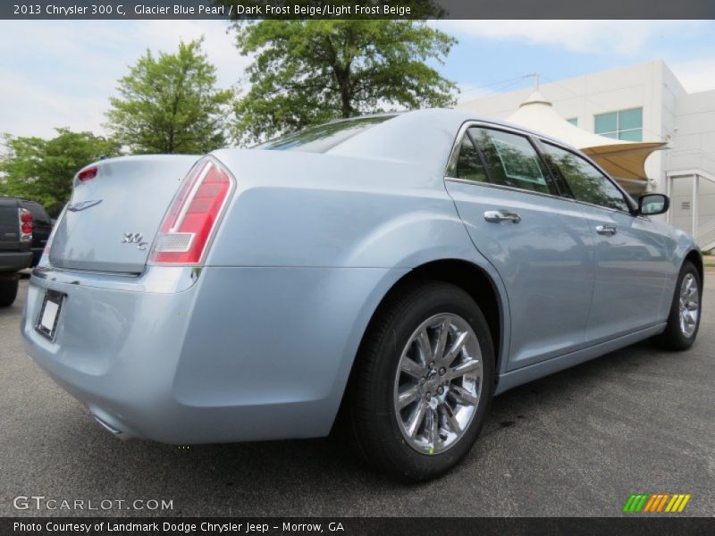 Glacier Blue Pearl / Dark Frost Beige/Light Frost Beige 2013 Chrysler 300 C