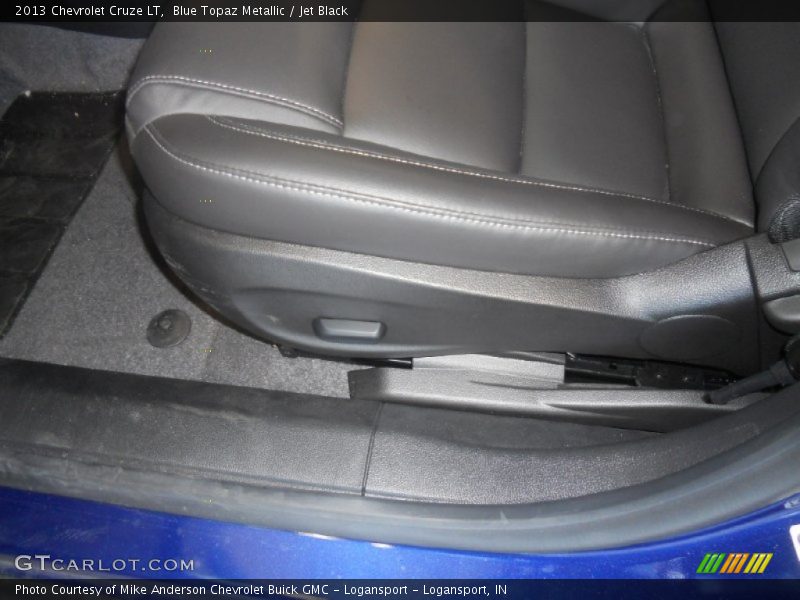 Blue Topaz Metallic / Jet Black 2013 Chevrolet Cruze LT