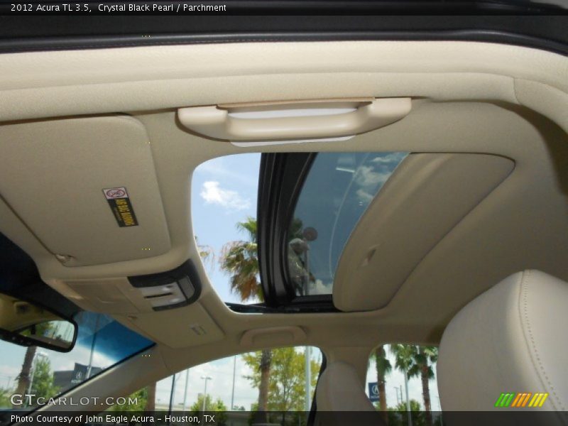 Crystal Black Pearl / Parchment 2012 Acura TL 3.5