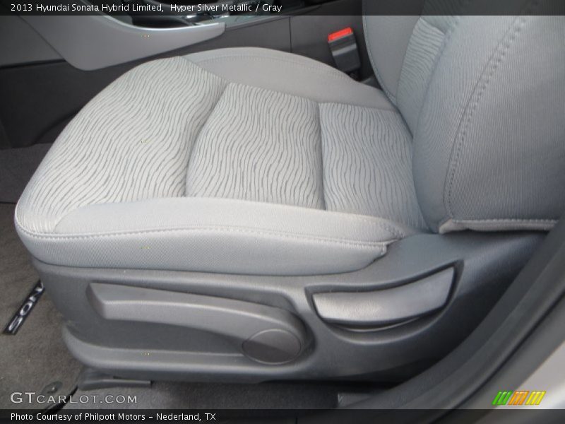 Hyper Silver Metallic / Gray 2013 Hyundai Sonata Hybrid Limited