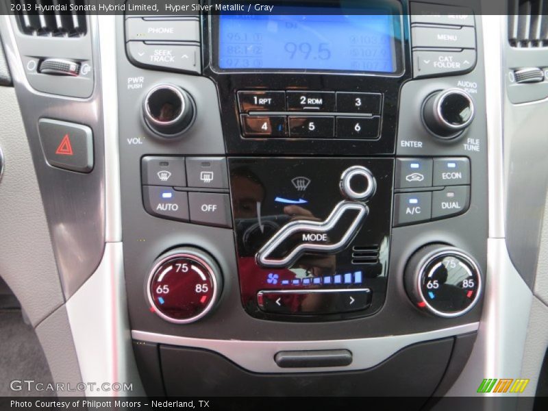 Hyper Silver Metallic / Gray 2013 Hyundai Sonata Hybrid Limited