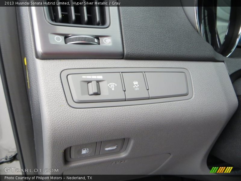 Hyper Silver Metallic / Gray 2013 Hyundai Sonata Hybrid Limited