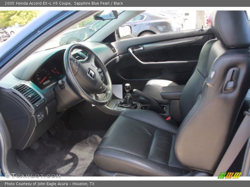 Front Seat of 2005 Accord EX-L V6 Coupe