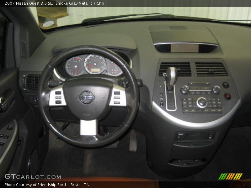 Dashboard of 2007 Quest 3.5 SL