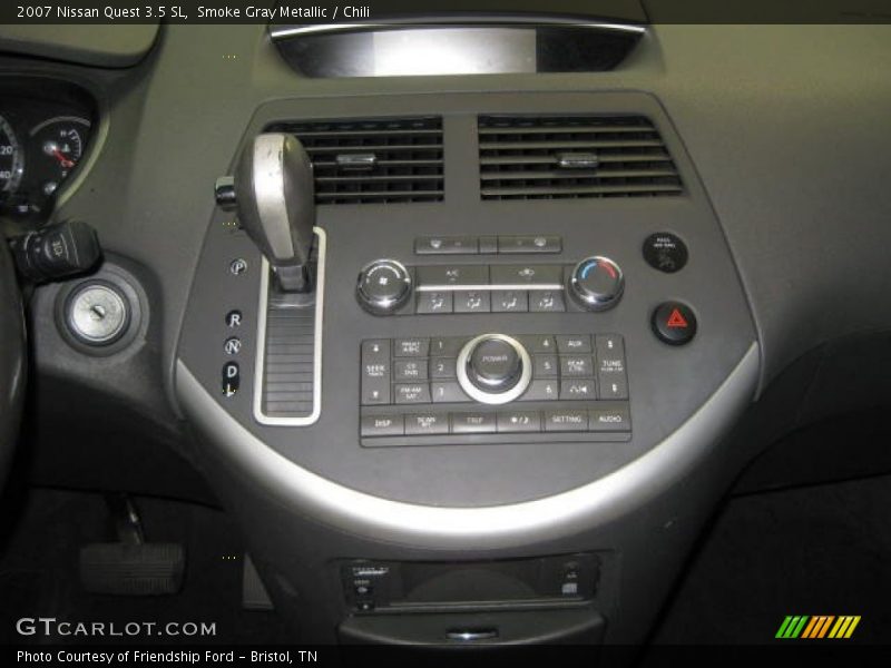 Controls of 2007 Quest 3.5 SL