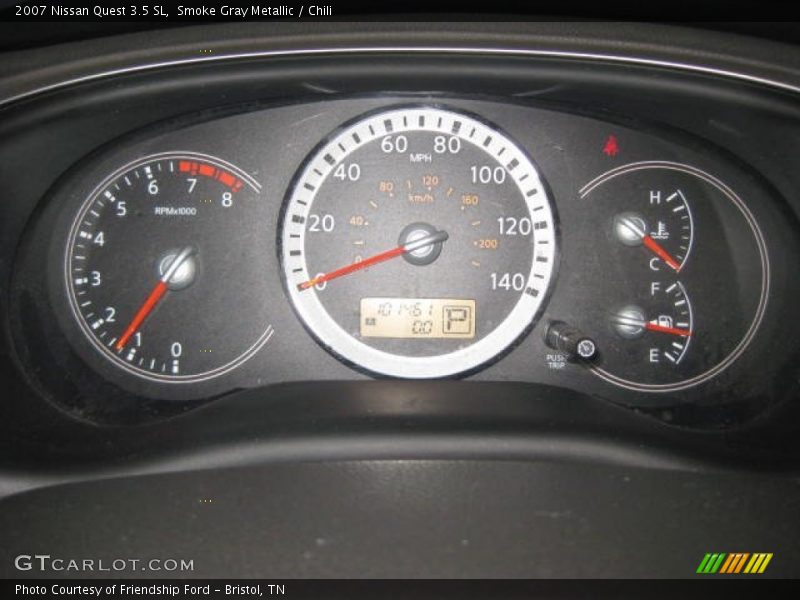 Smoke Gray Metallic / Chili 2007 Nissan Quest 3.5 SL