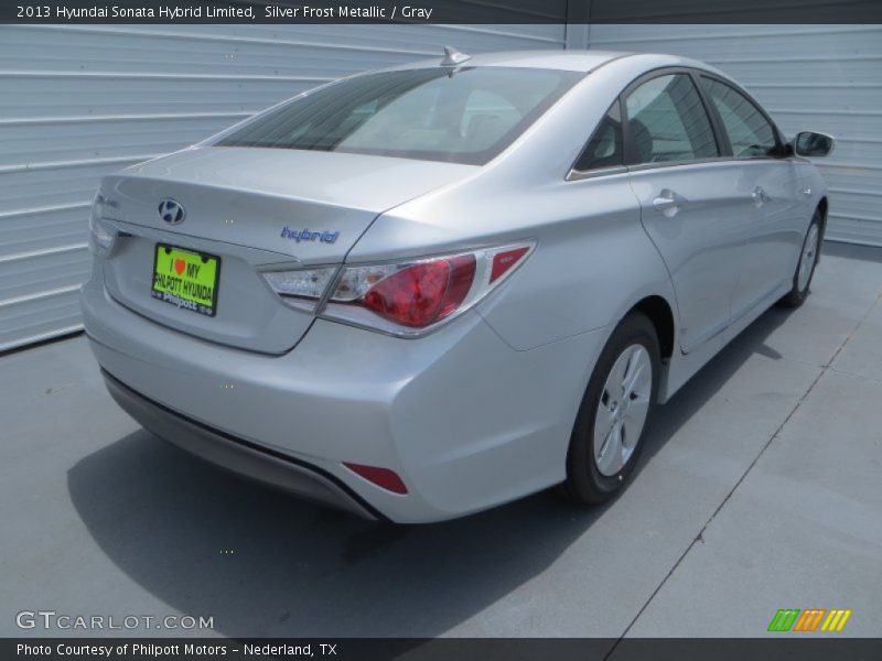 Silver Frost Metallic / Gray 2013 Hyundai Sonata Hybrid Limited