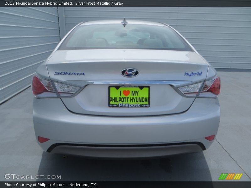 Silver Frost Metallic / Gray 2013 Hyundai Sonata Hybrid Limited