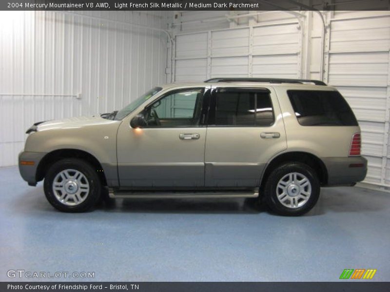 Light French Silk Metallic / Medium Dark Parchment 2004 Mercury Mountaineer V8 AWD