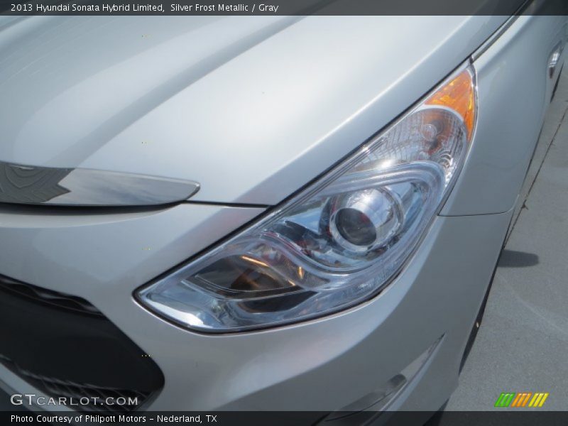 Silver Frost Metallic / Gray 2013 Hyundai Sonata Hybrid Limited
