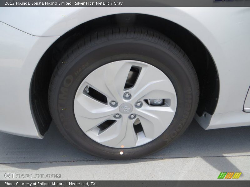 Silver Frost Metallic / Gray 2013 Hyundai Sonata Hybrid Limited