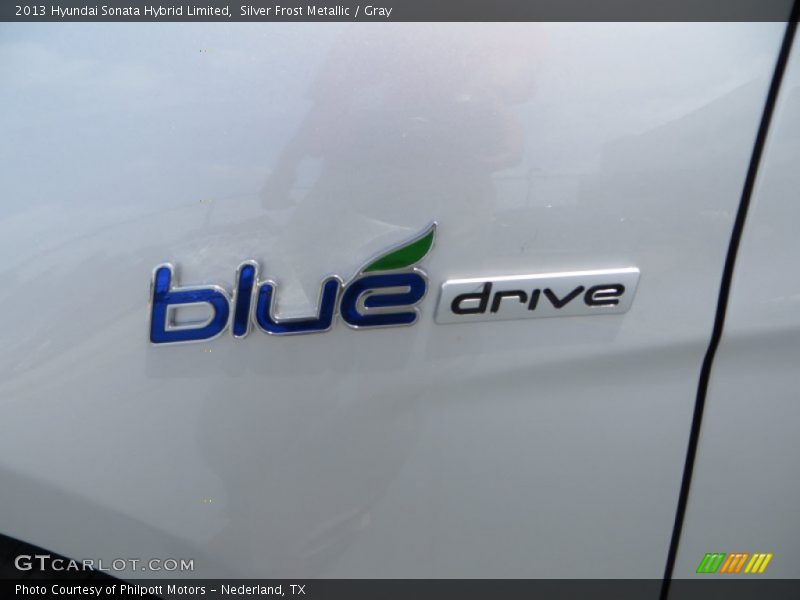 Silver Frost Metallic / Gray 2013 Hyundai Sonata Hybrid Limited