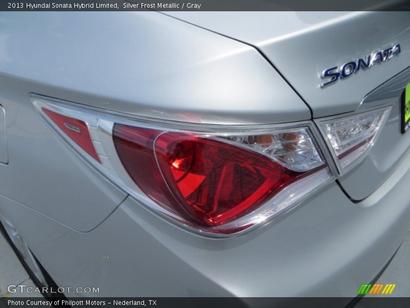 Silver Frost Metallic / Gray 2013 Hyundai Sonata Hybrid Limited