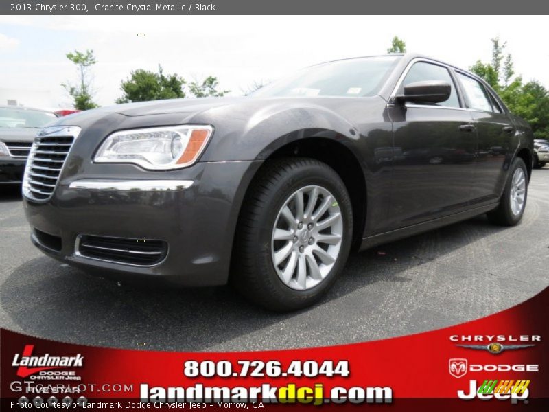 Granite Crystal Metallic / Black 2013 Chrysler 300