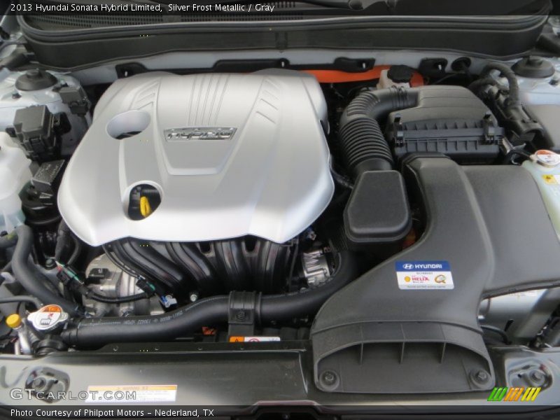 Silver Frost Metallic / Gray 2013 Hyundai Sonata Hybrid Limited