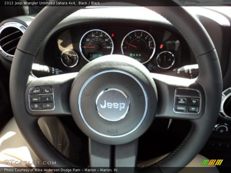 Black / Black 2013 Jeep Wrangler Unlimited Sahara 4x4