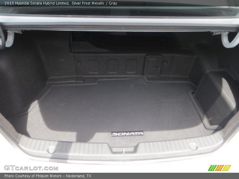 Silver Frost Metallic / Gray 2013 Hyundai Sonata Hybrid Limited