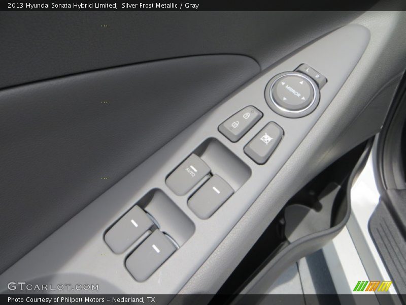 Silver Frost Metallic / Gray 2013 Hyundai Sonata Hybrid Limited