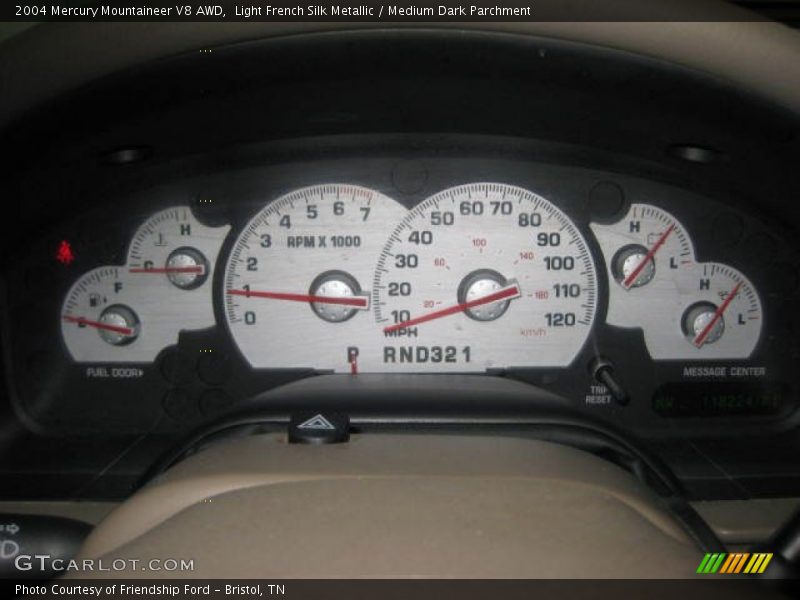 Light French Silk Metallic / Medium Dark Parchment 2004 Mercury Mountaineer V8 AWD