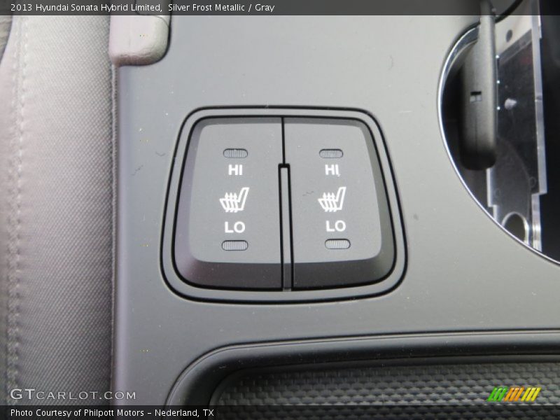 Silver Frost Metallic / Gray 2013 Hyundai Sonata Hybrid Limited