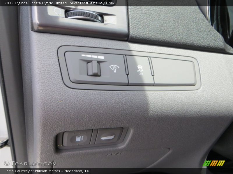 Silver Frost Metallic / Gray 2013 Hyundai Sonata Hybrid Limited