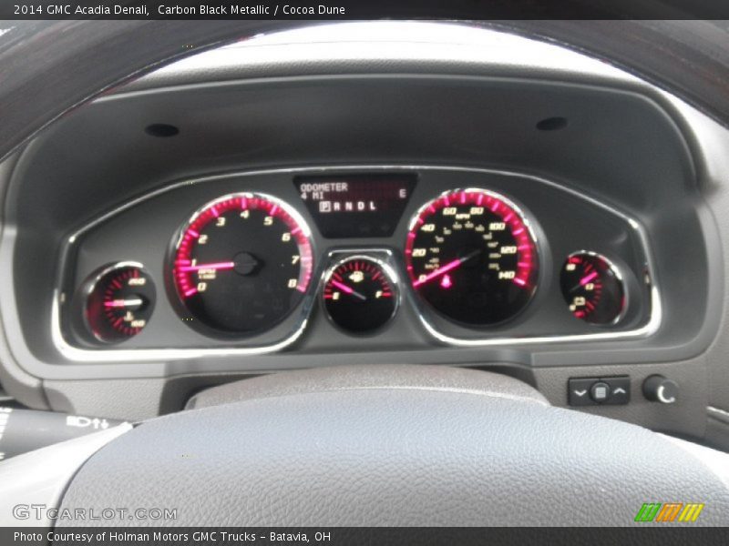 Carbon Black Metallic / Cocoa Dune 2014 GMC Acadia Denali