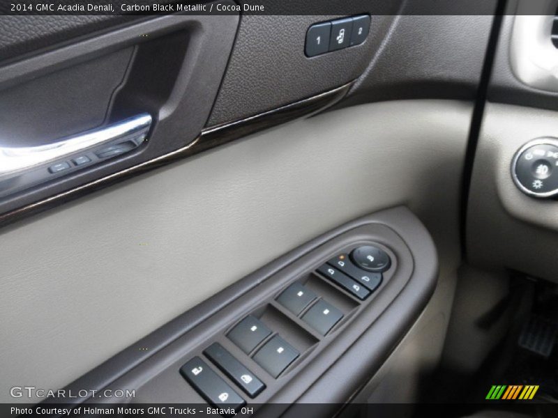 Carbon Black Metallic / Cocoa Dune 2014 GMC Acadia Denali