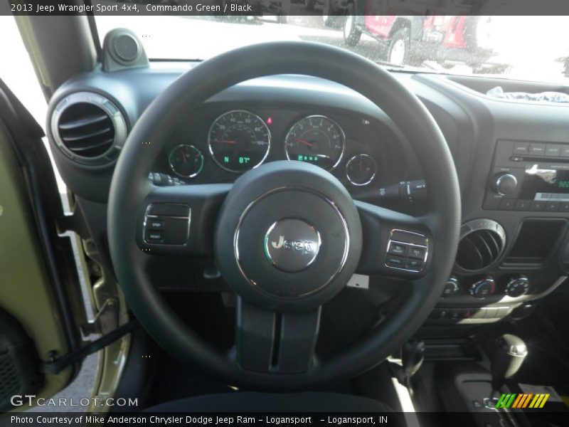 Commando Green / Black 2013 Jeep Wrangler Sport 4x4
