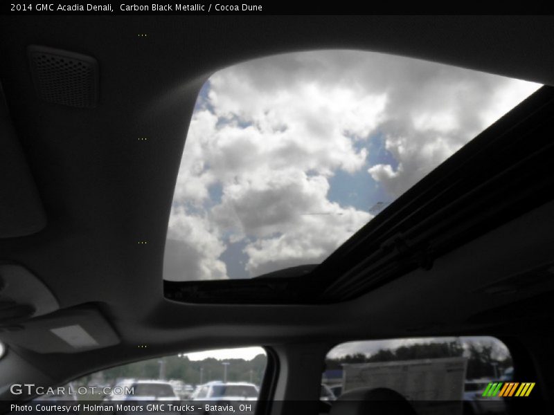 Carbon Black Metallic / Cocoa Dune 2014 GMC Acadia Denali