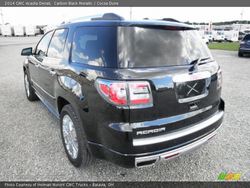 Carbon Black Metallic / Cocoa Dune 2014 GMC Acadia Denali