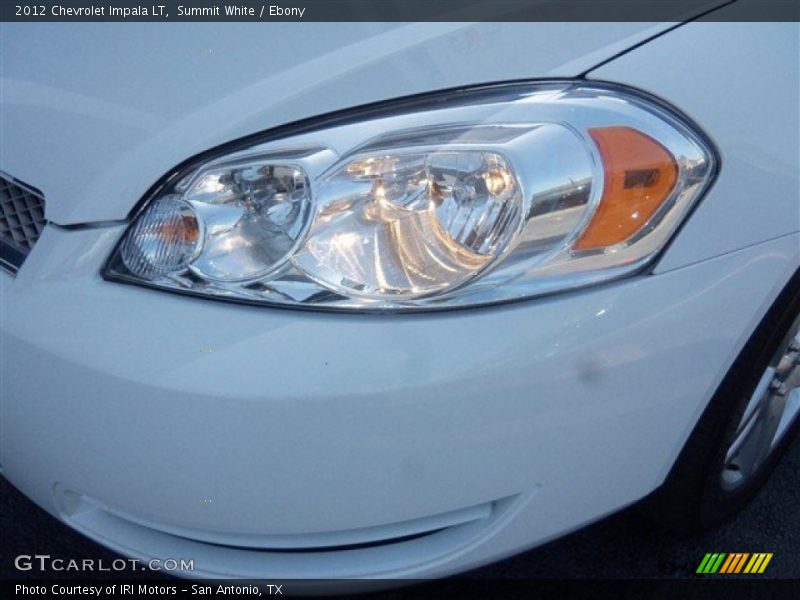 Summit White / Ebony 2012 Chevrolet Impala LT