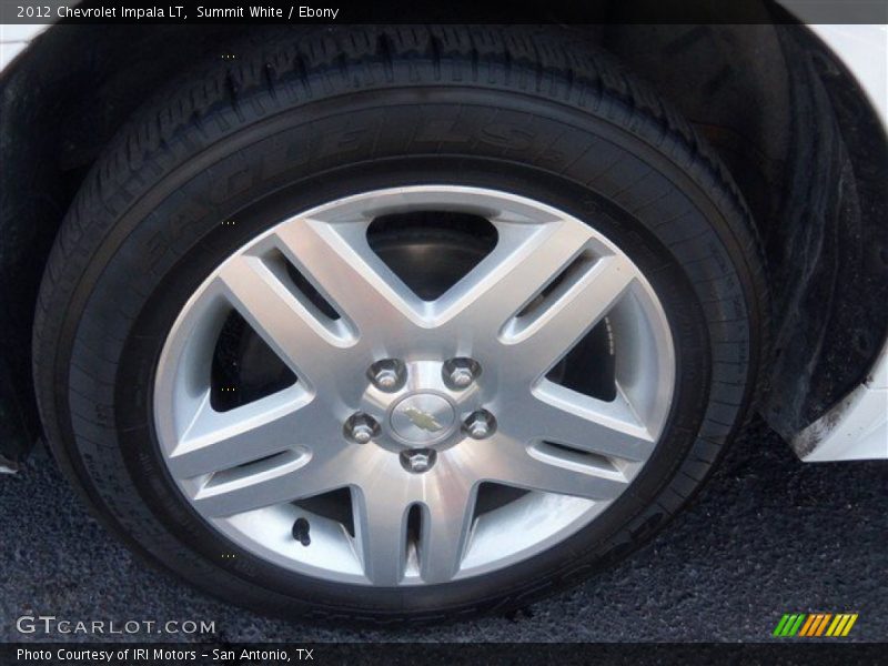 Summit White / Ebony 2012 Chevrolet Impala LT