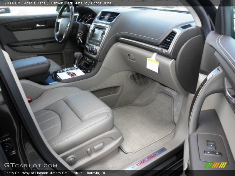 Carbon Black Metallic / Cocoa Dune 2014 GMC Acadia Denali