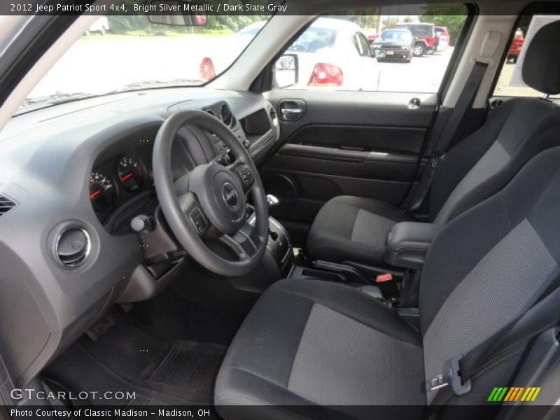 Bright Silver Metallic / Dark Slate Gray 2012 Jeep Patriot Sport 4x4