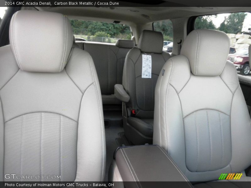 Carbon Black Metallic / Cocoa Dune 2014 GMC Acadia Denali