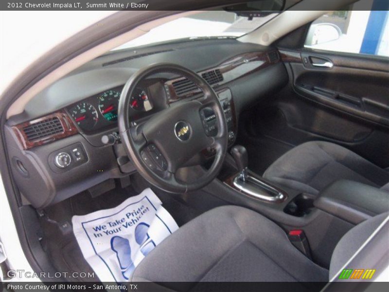 Summit White / Ebony 2012 Chevrolet Impala LT