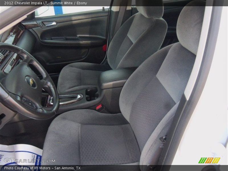 Summit White / Ebony 2012 Chevrolet Impala LT