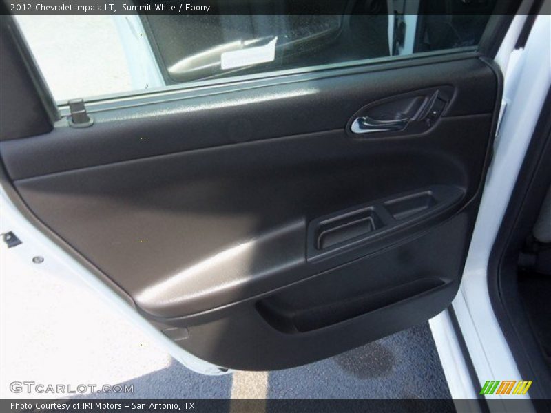 Summit White / Ebony 2012 Chevrolet Impala LT