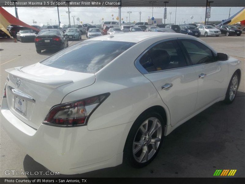 Winter Frost White / Charcoal 2012 Nissan Maxima 3.5 SV Sport