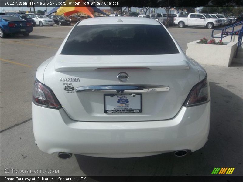 Winter Frost White / Charcoal 2012 Nissan Maxima 3.5 SV Sport