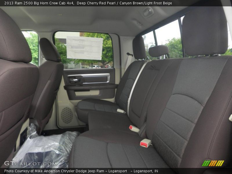 Deep Cherry Red Pearl / Canyon Brown/Light Frost Beige 2013 Ram 2500 Big Horn Crew Cab 4x4