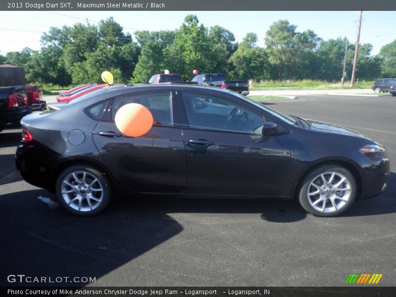 Maximum Steel Metallic / Black 2013 Dodge Dart SXT