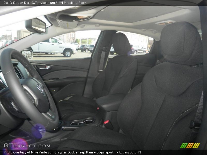 Maximum Steel Metallic / Black 2013 Dodge Dart SXT