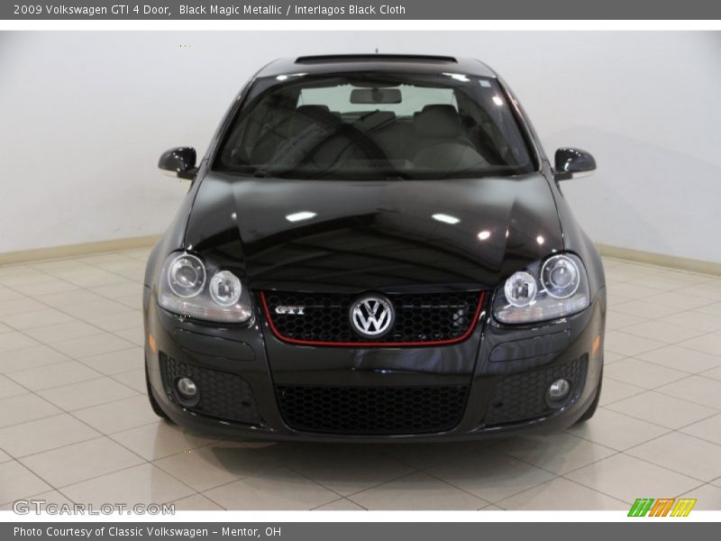 Black Magic Metallic / Interlagos Black Cloth 2009 Volkswagen GTI 4 Door
