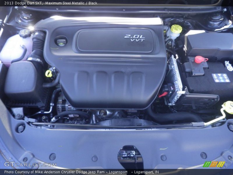 Maximum Steel Metallic / Black 2013 Dodge Dart SXT