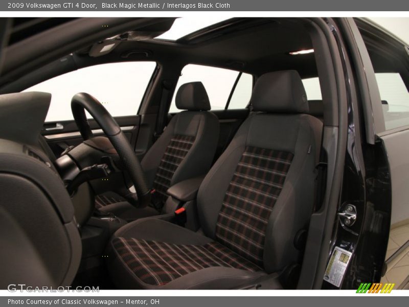 Black Magic Metallic / Interlagos Black Cloth 2009 Volkswagen GTI 4 Door