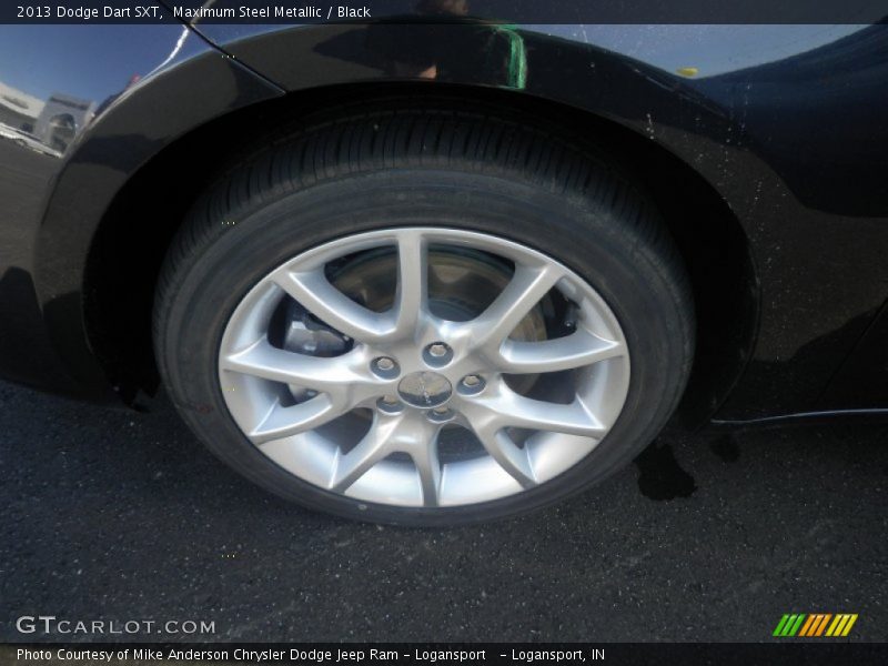 Maximum Steel Metallic / Black 2013 Dodge Dart SXT