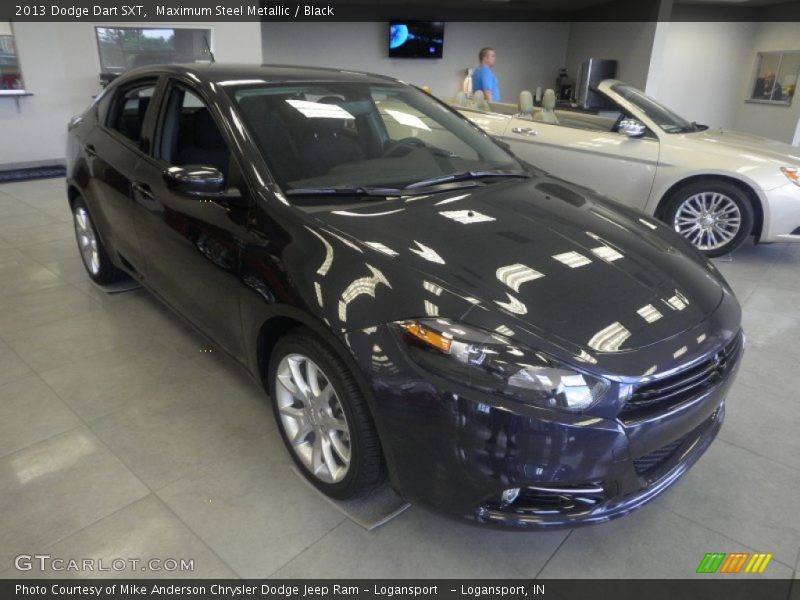 Maximum Steel Metallic / Black 2013 Dodge Dart SXT