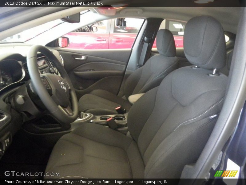 Maximum Steel Metallic / Black 2013 Dodge Dart SXT